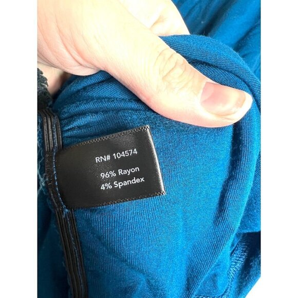 Boston proper blue long sleeve top - Picture 5 of 8